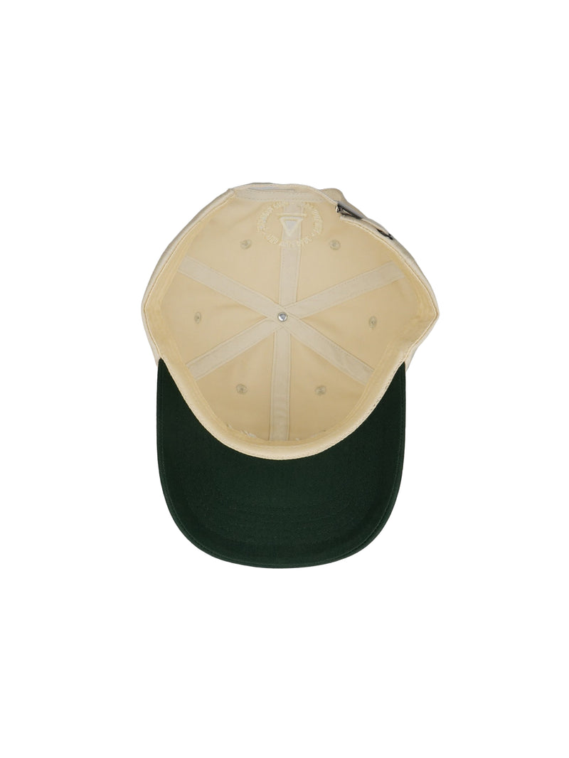 90's Club Cap - Beige & Green — 90's Club Cap - Beige & Green