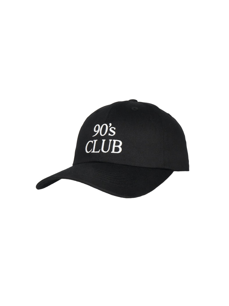 90's Club Cap - Black — 90's Club Cap - Black