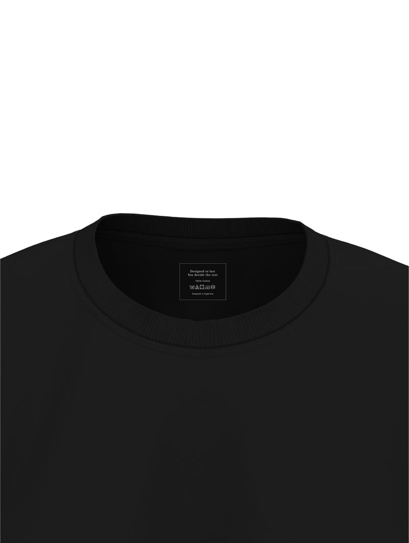 Health is Wealth Crewneck - Black — Health is Wealth Crewneck - Black