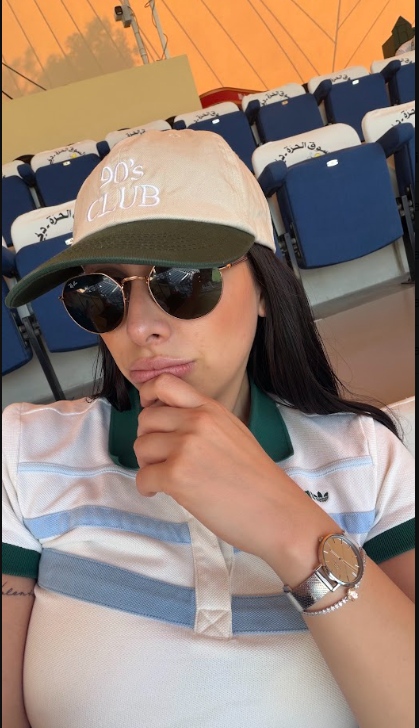 90's Club Cap - Beige & Green