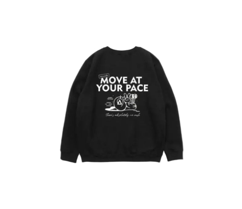 Own Pace Crewneck - Black — Own Pace Crewneck - Black