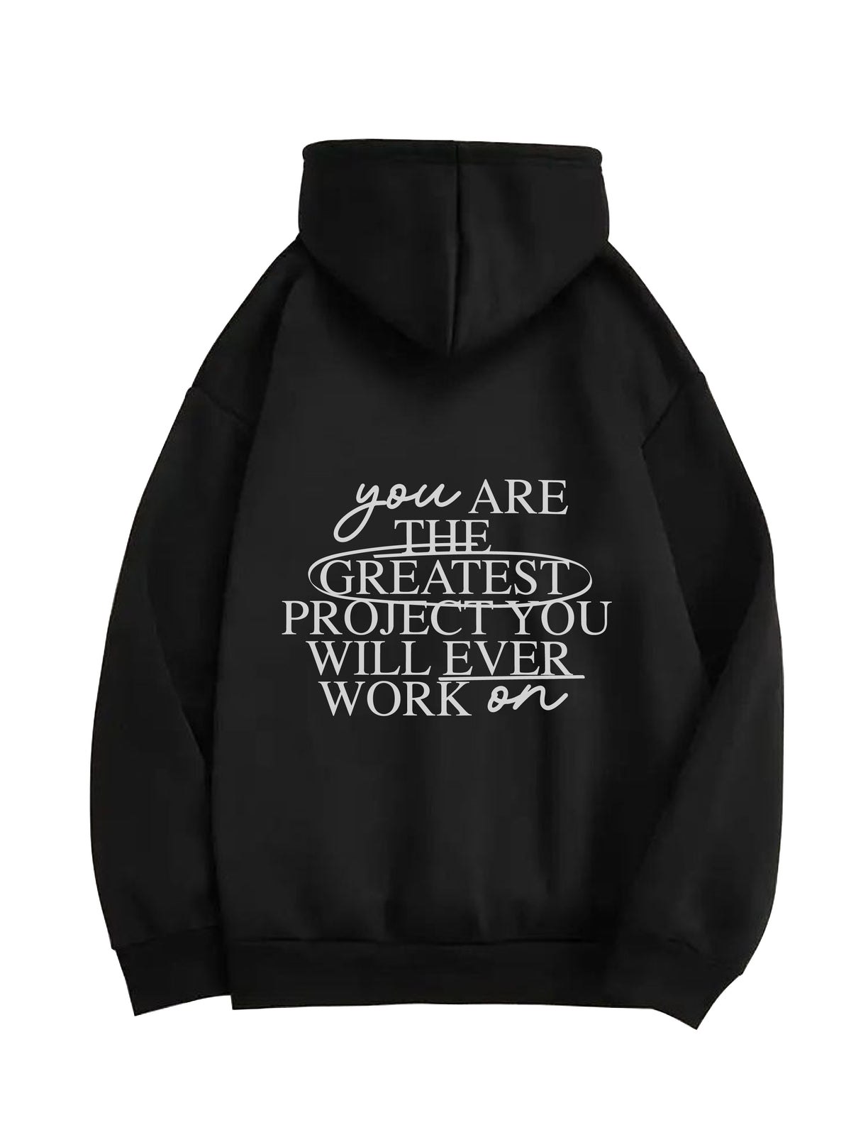 Greatest Project Oversized Hoodie - Black