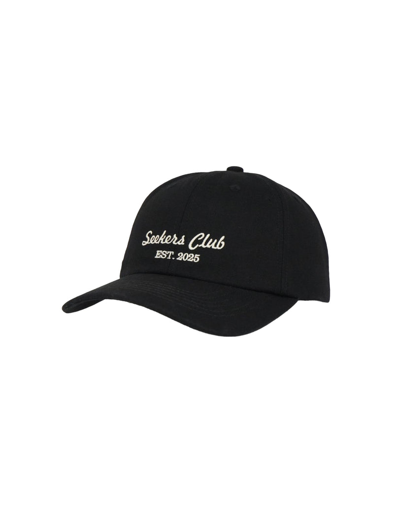 Seekers Club Cap - Black — Seekers Club Cap - Black