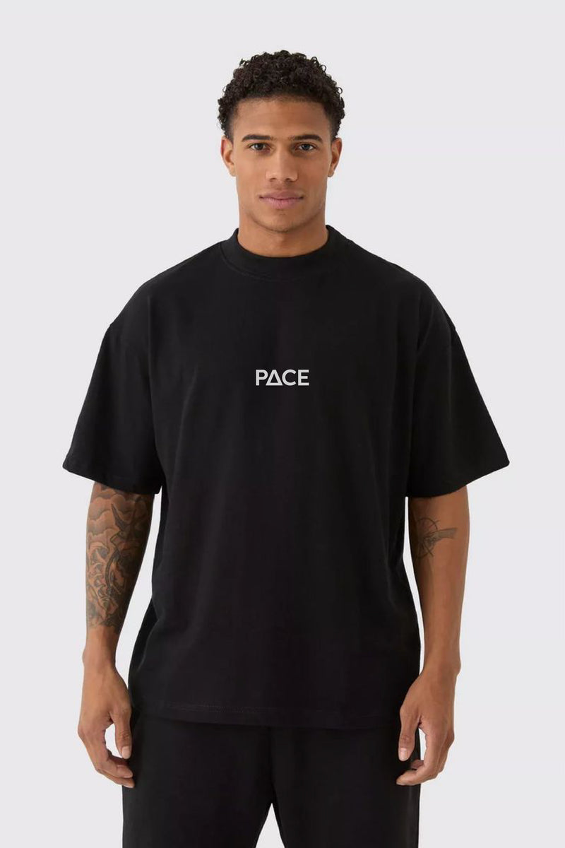 The Journey of Growth Oversized Tshirt - Black — The Journey of Growth Oversized Tshirt - Black