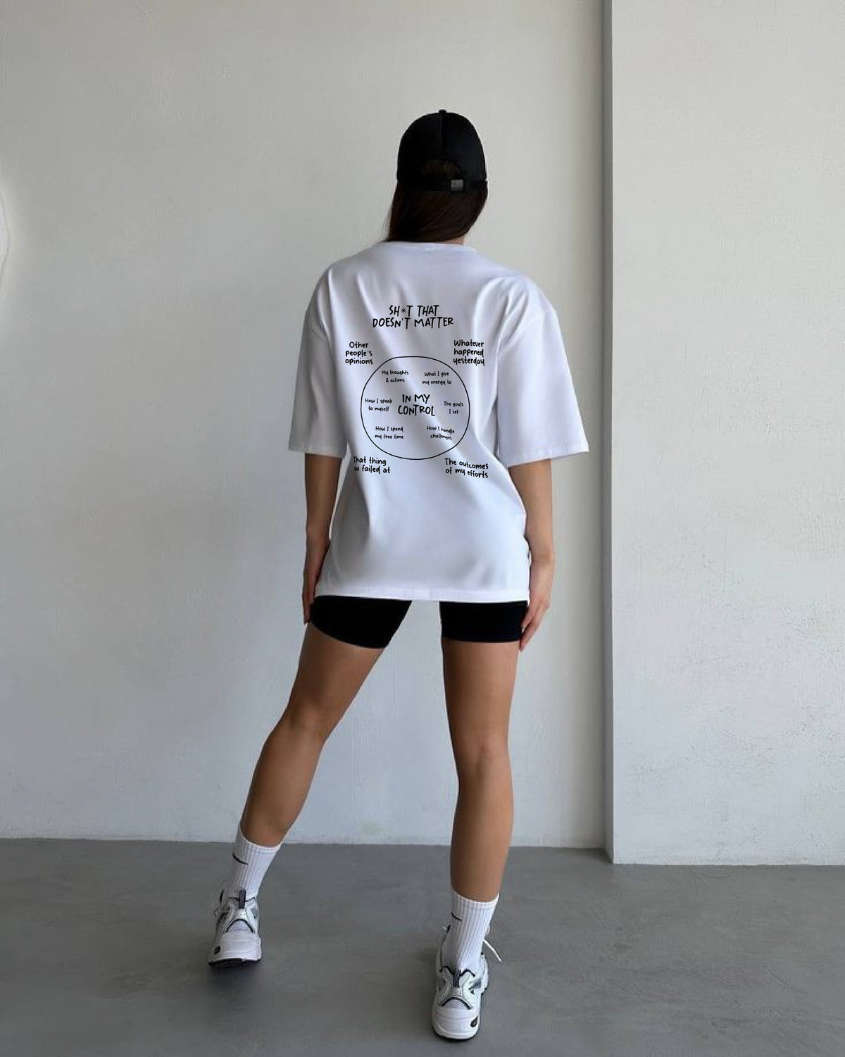 In My Control Oversized Tshirt - White